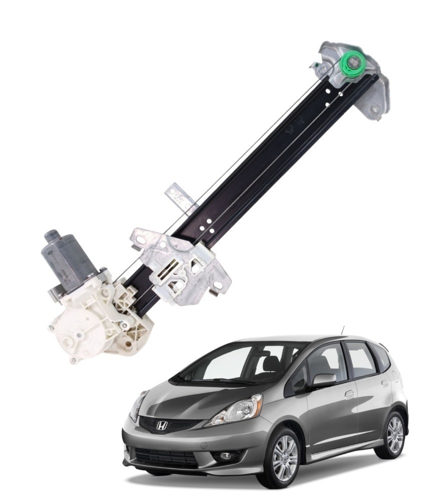 Máquina vidro traseira esquerda city fit 2009  2014