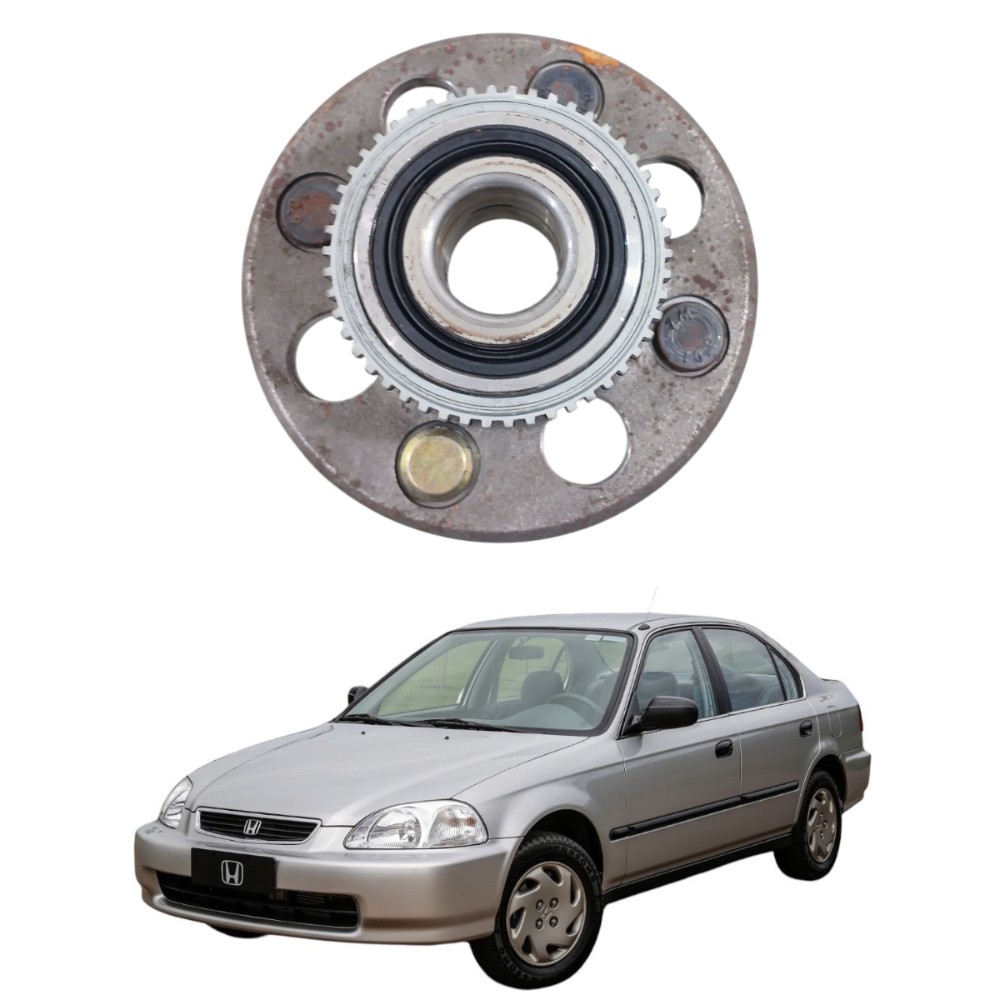 Cubo roda traseira com abs honda 1996 2000