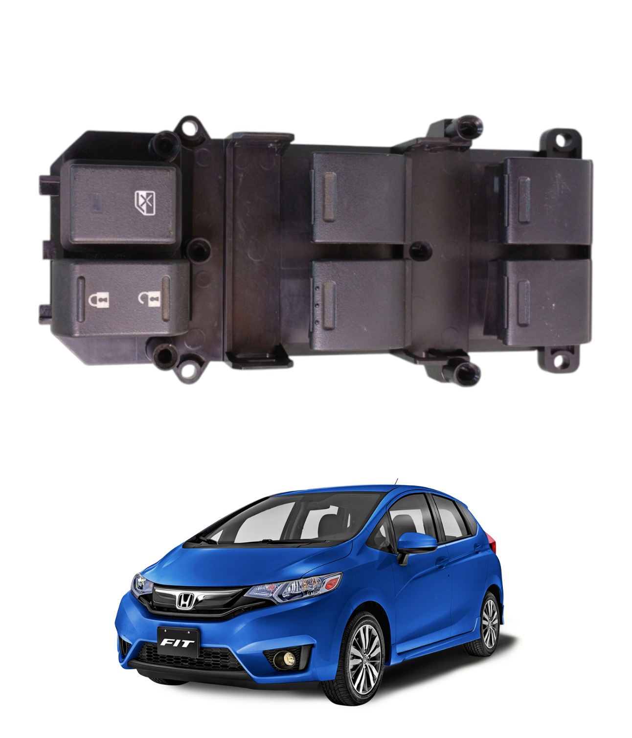 Comando Vidro Dianteiro Esquerdo Honda Fit 2015 2016 E5376