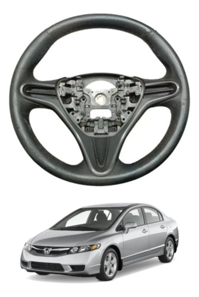 Volante direção honda civic 2007 2011