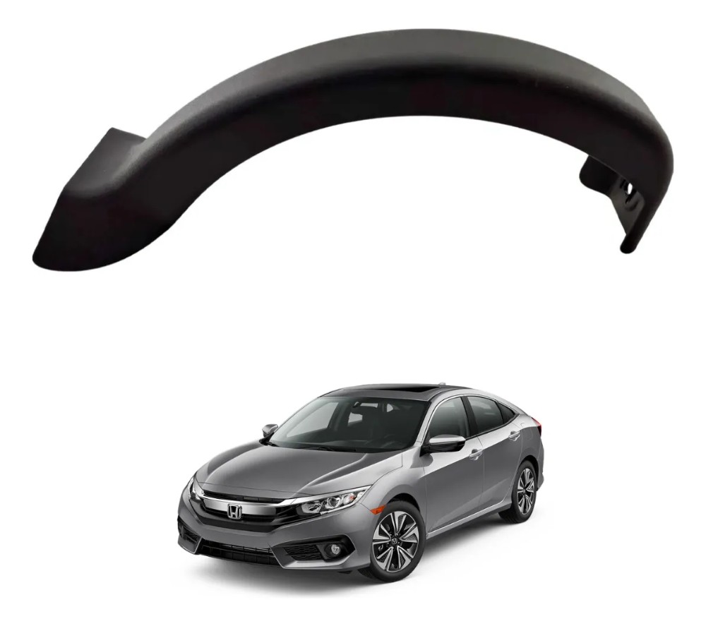 Moldura dobradiça esquerda honda civic 2017 2021 39986
