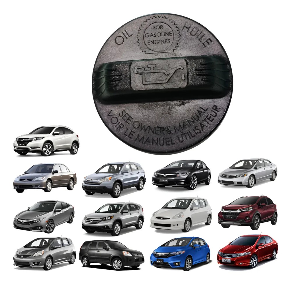 Tampa oleo motor honda civic fit city hrv 2001 a 2021 34738