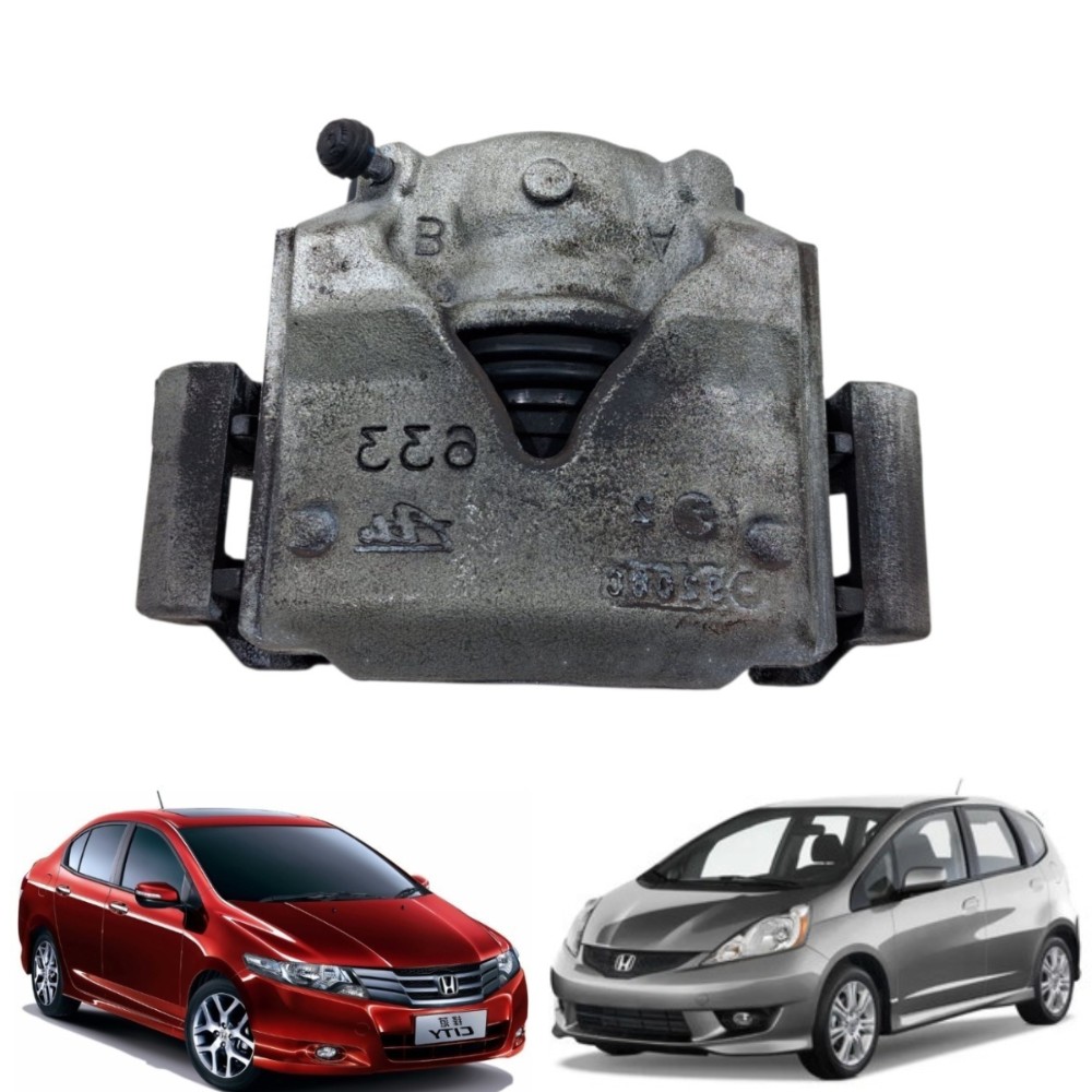 Pinca freio dianteira direita honda fit 2009 2014 52254