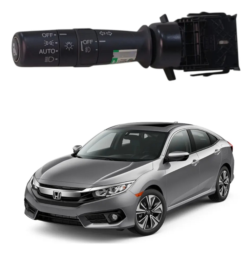 Chave seta farol honda civic 2017 2021 40019