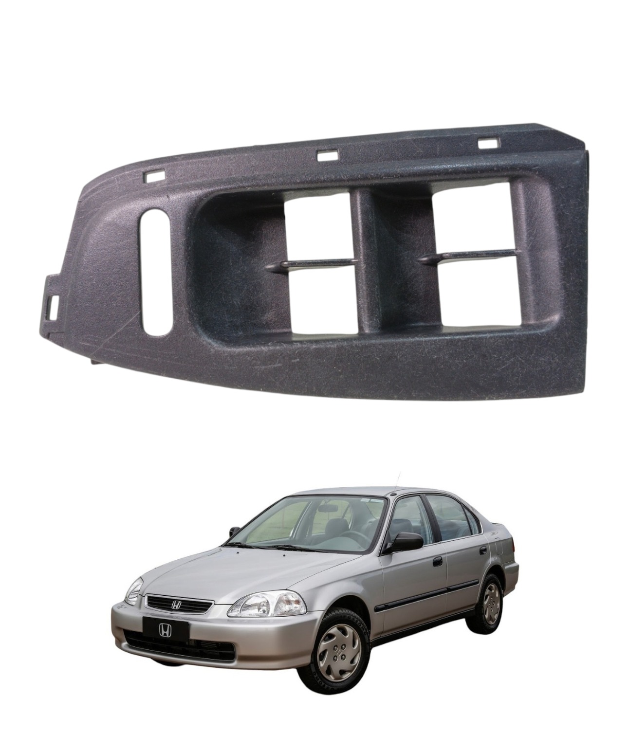Moldura Comando Vidro Diant Esquerdo Honda Civic 1996 E5650