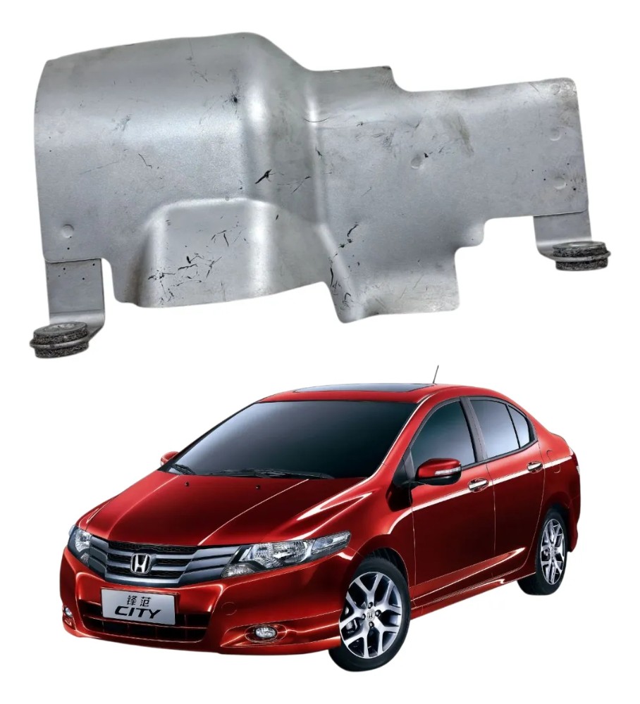Protetor defletor semi eixo honda city 2009 2014 49507