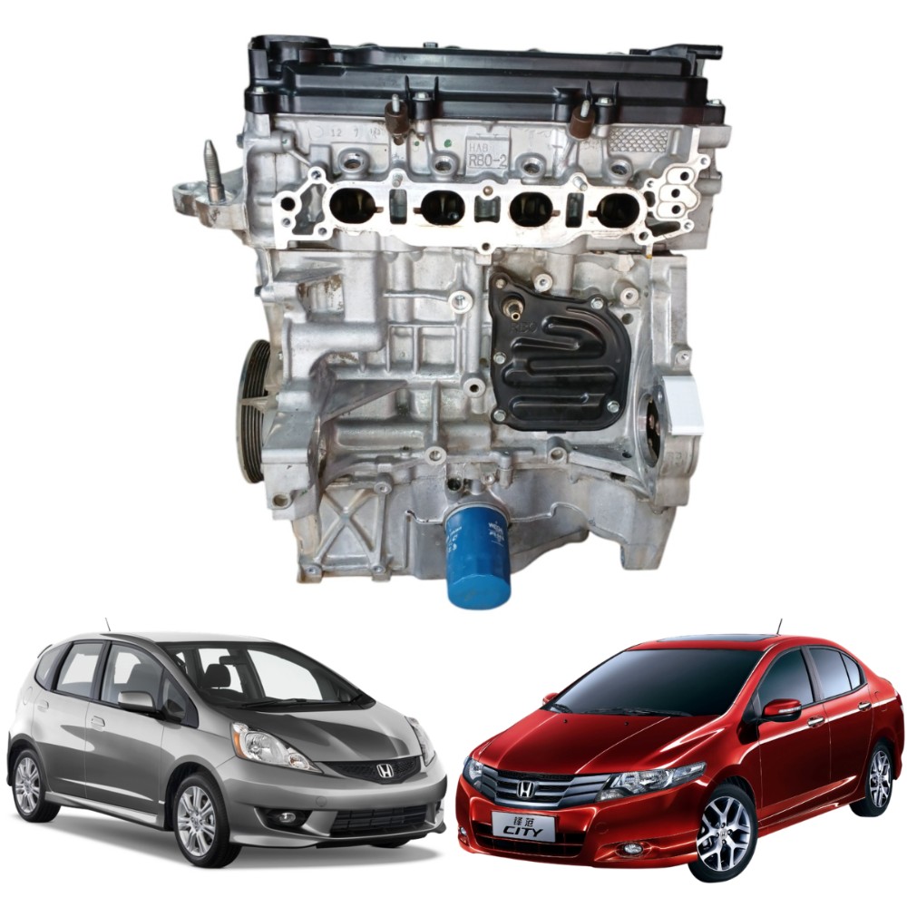 Motor parcial honda fit city 1.5 2009 2014 53641
