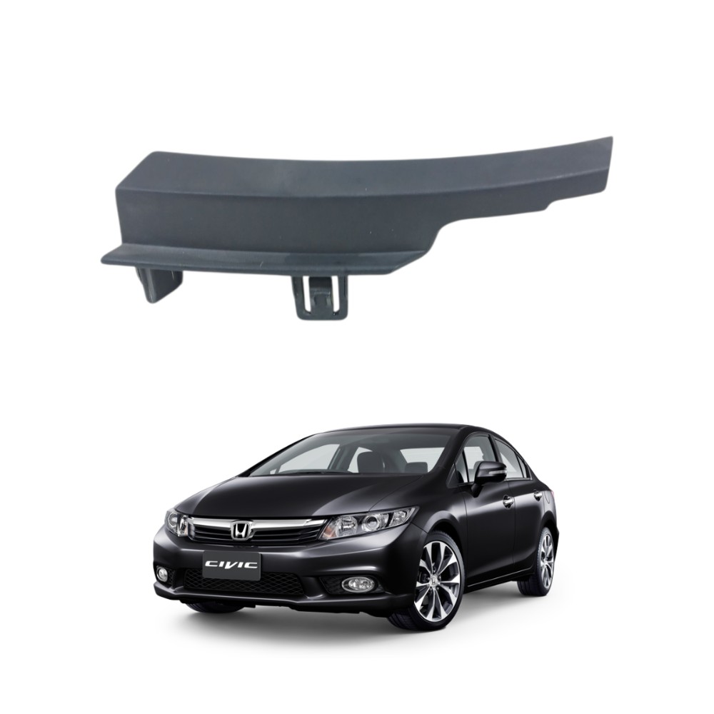 Acabamento esquerdo grade honda civic 2012 2016