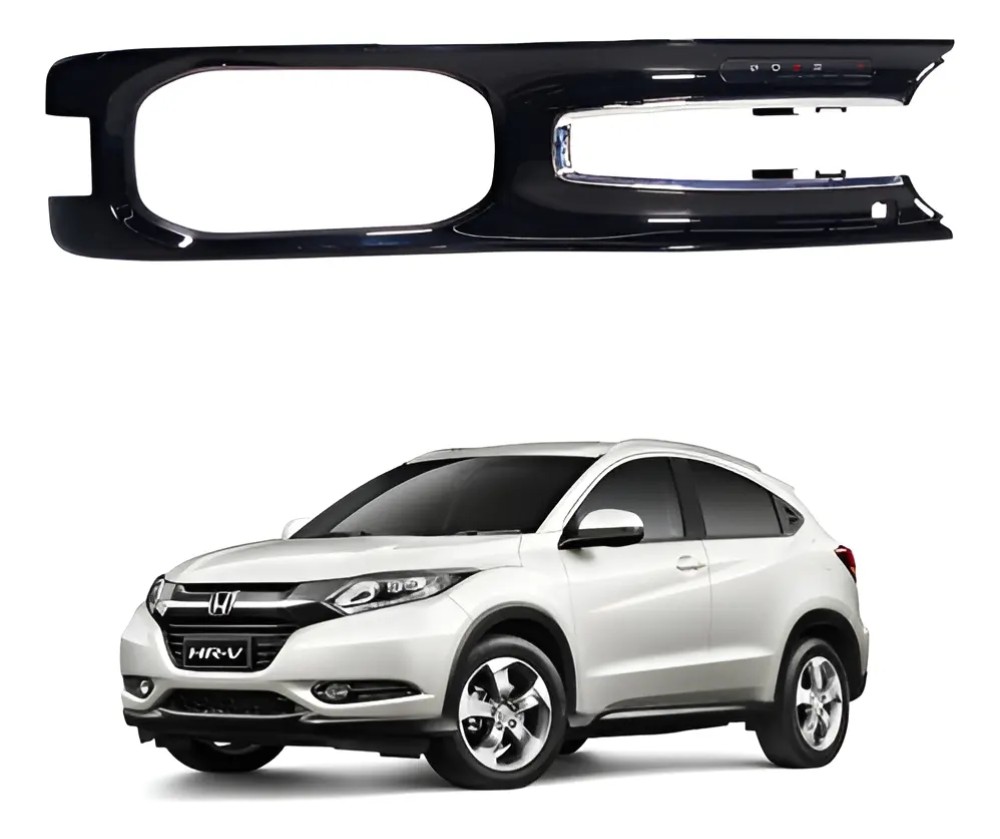 Moldura console central honda hrv 2016 2021 42054