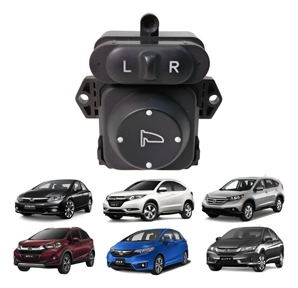 Botao comando retrovisor honda civic hrv fit crv 2012 2016