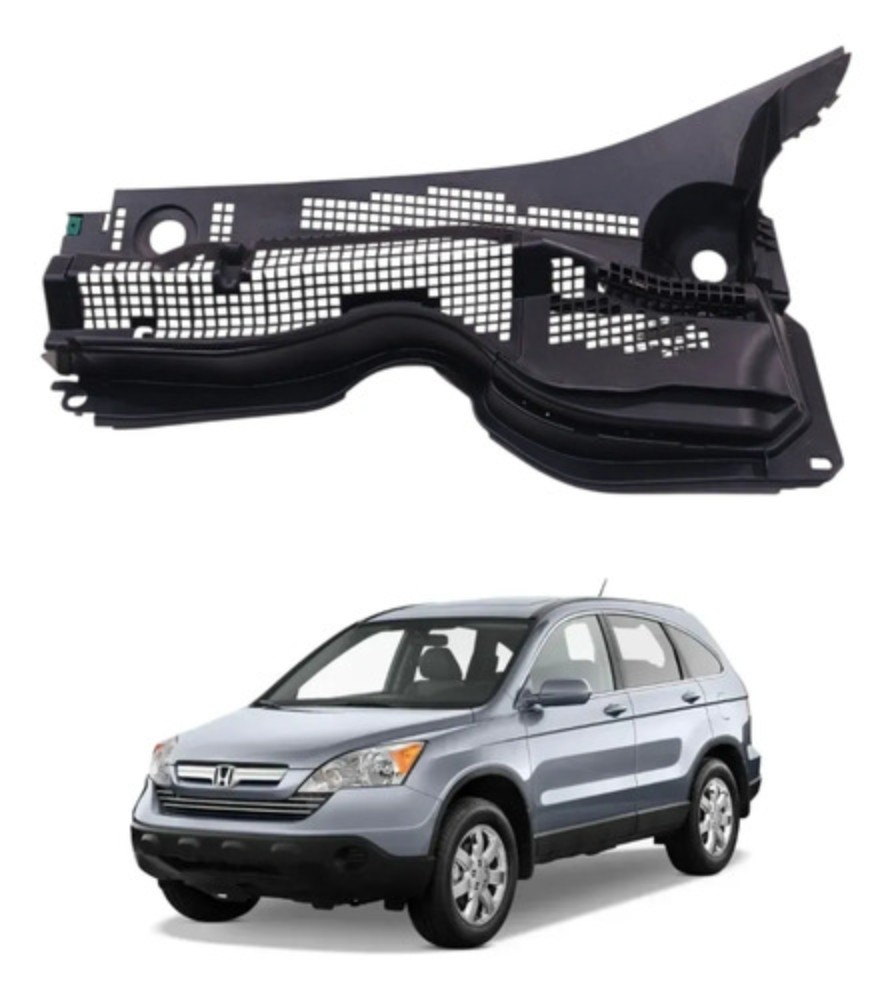 Grade Churrasqueira Esquerda Honda Crv 2007 2011 Preto