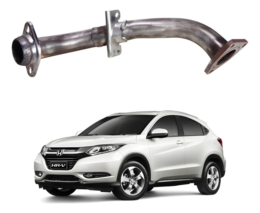 Tubo intermediário escapamento honda hrv 2016 2021 43934