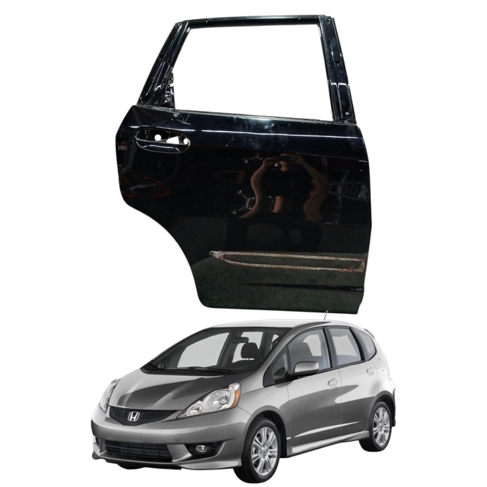 Porta traseira direita honda fit 2009 2014