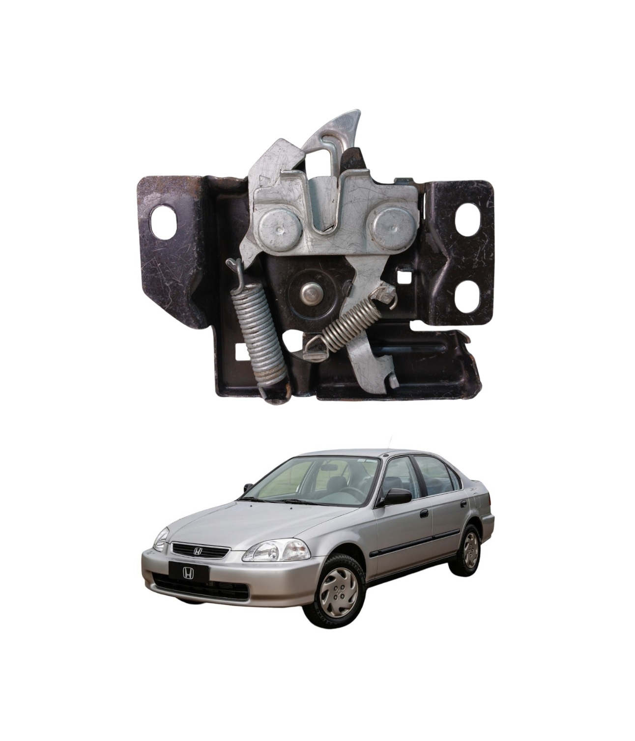 Fechadura Tranca Capo Honda Civic 1996 1997 1998 1999 E2889