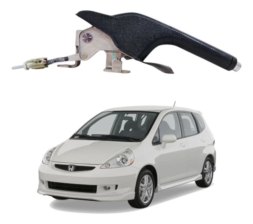 Alavanca freio mao honda fit 2004 a 2008 33967