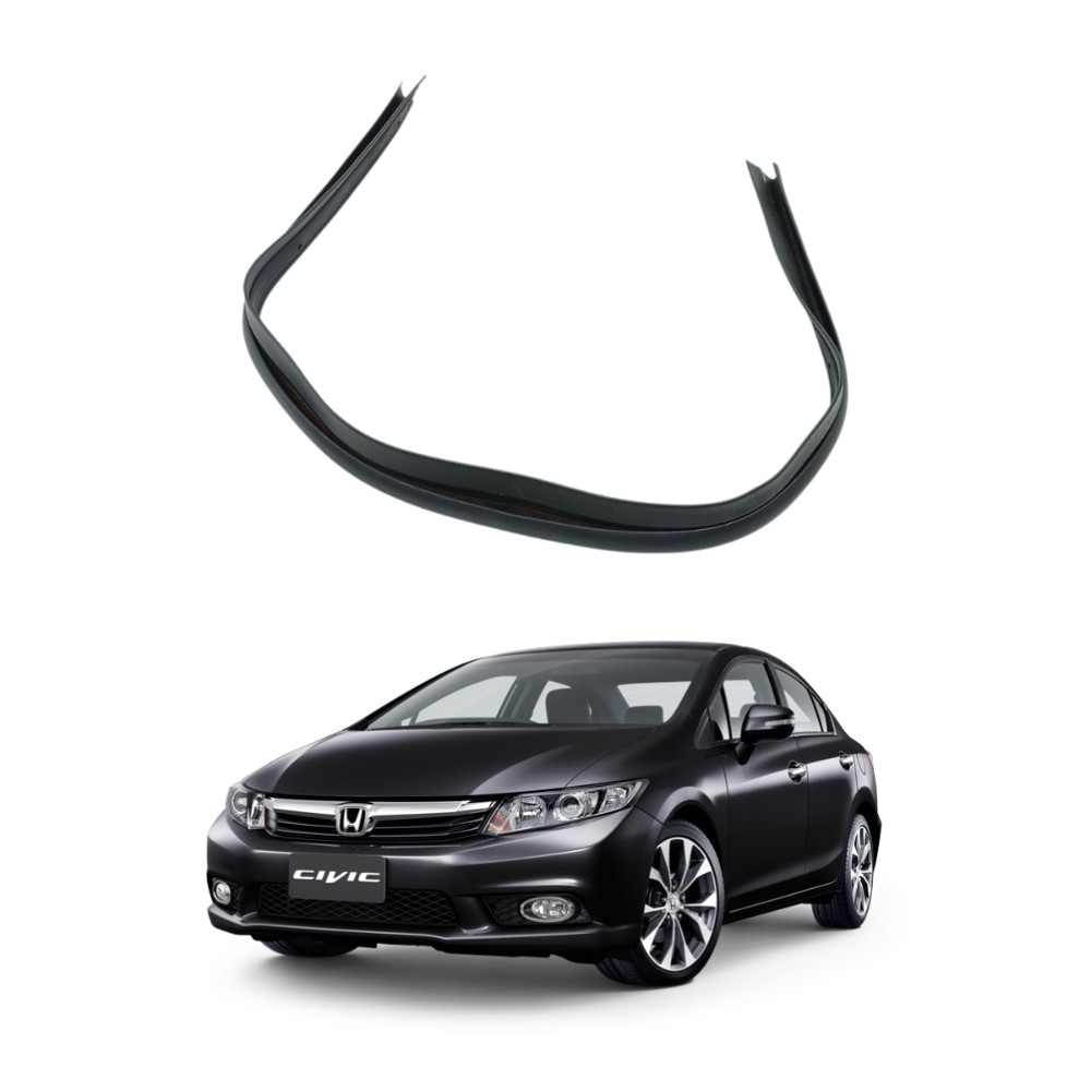 Borracha inferior porta diant direita honda civic 2012 2016