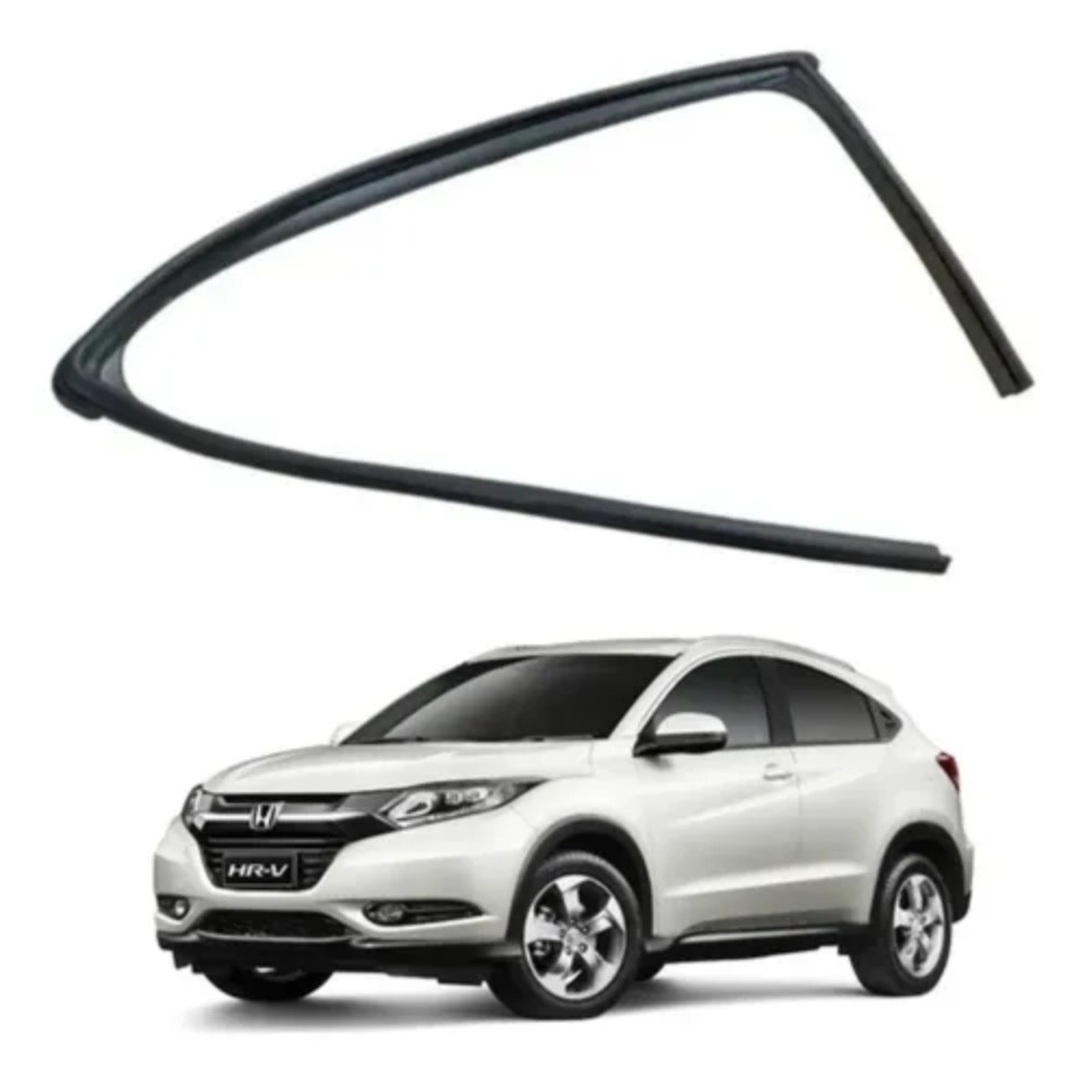 Canaleta vidro traseira esquerda honda hrv 2016 2021