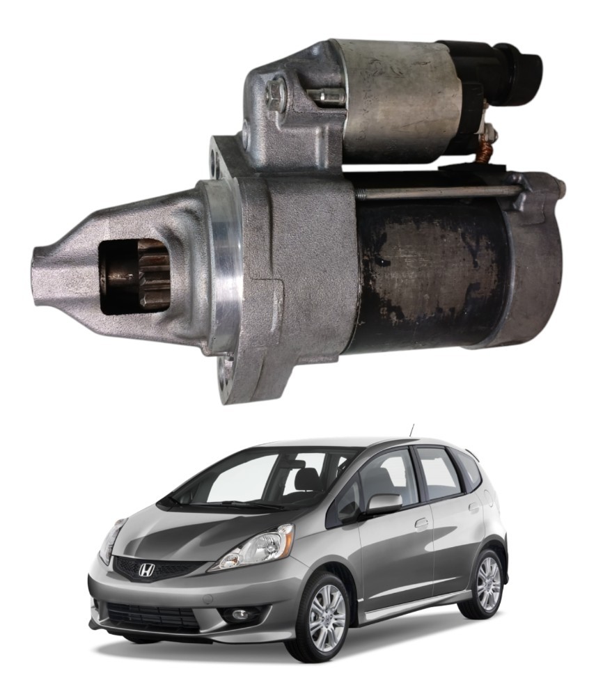 Motor arranque partida honda fit 2009 2014 49518