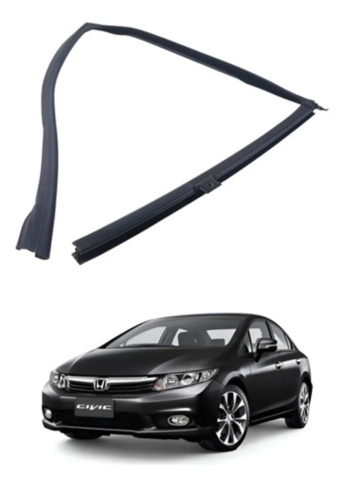 Canaleta traseira direita honda civic 2012 2016