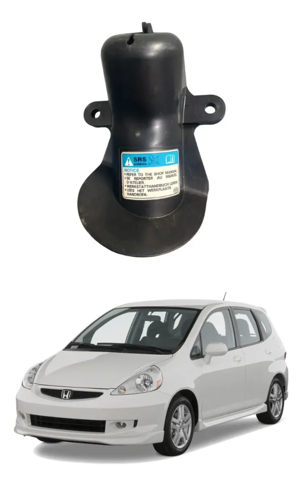 Acabamento coluna direcão honda fit 2004 2008