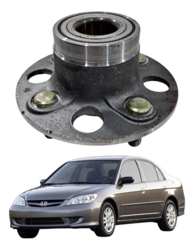Cubo roda traseiro honda civic 2001 2006 49694