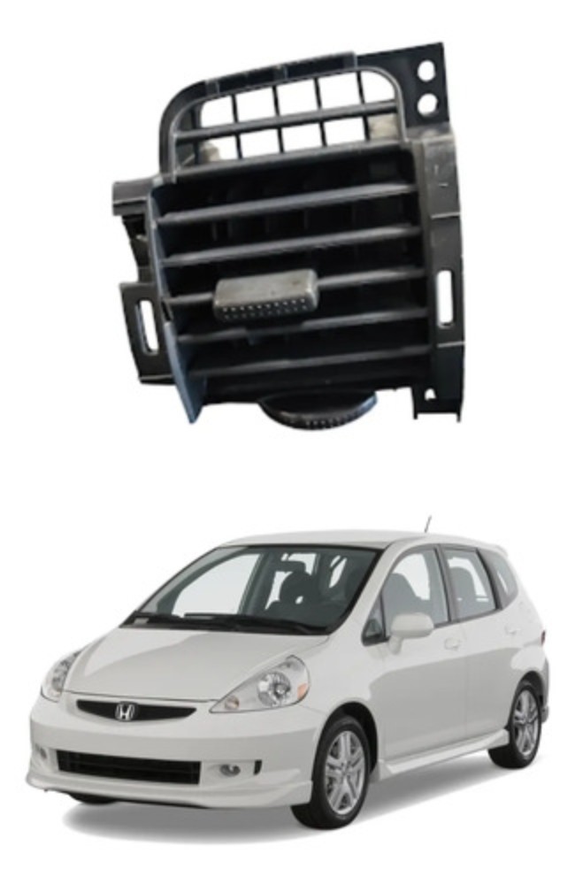 Difusor ar painel direito honda fit 2004 2008