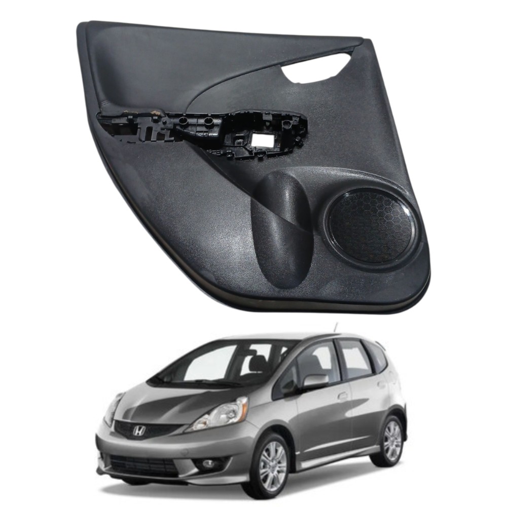 Forro porta traseira esquerda honda fit 2009 2014 52271