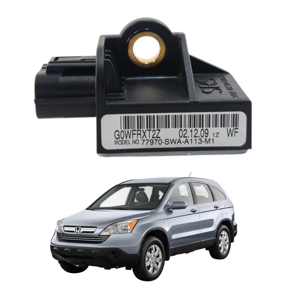 Sensor detonação airbag Honda crv 2007 2011 77970swaa113
