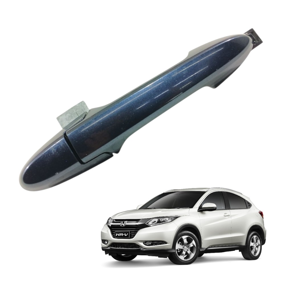 Maçaneta Externa Dianteira Direita Honda Hrv 2016 2021 Azul Marinho