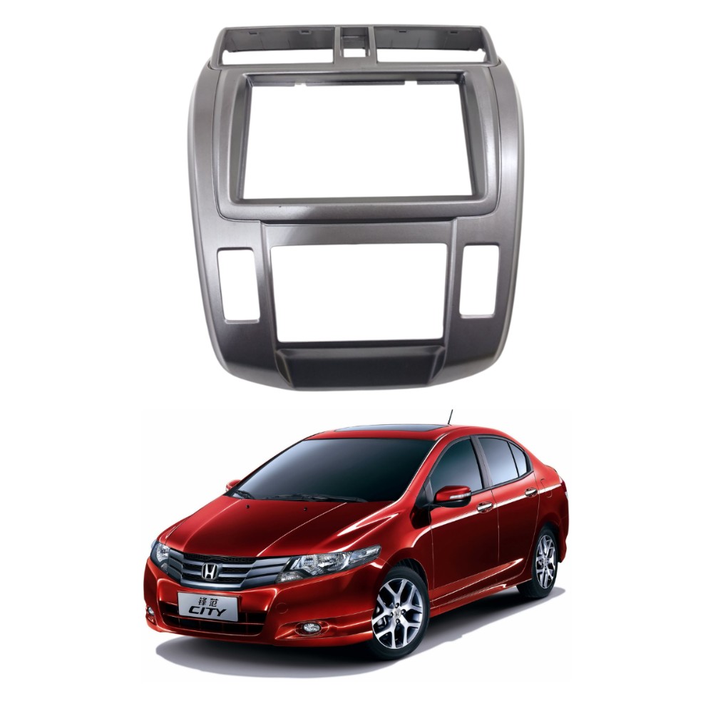 Moldura painel central honda city 2009 2014