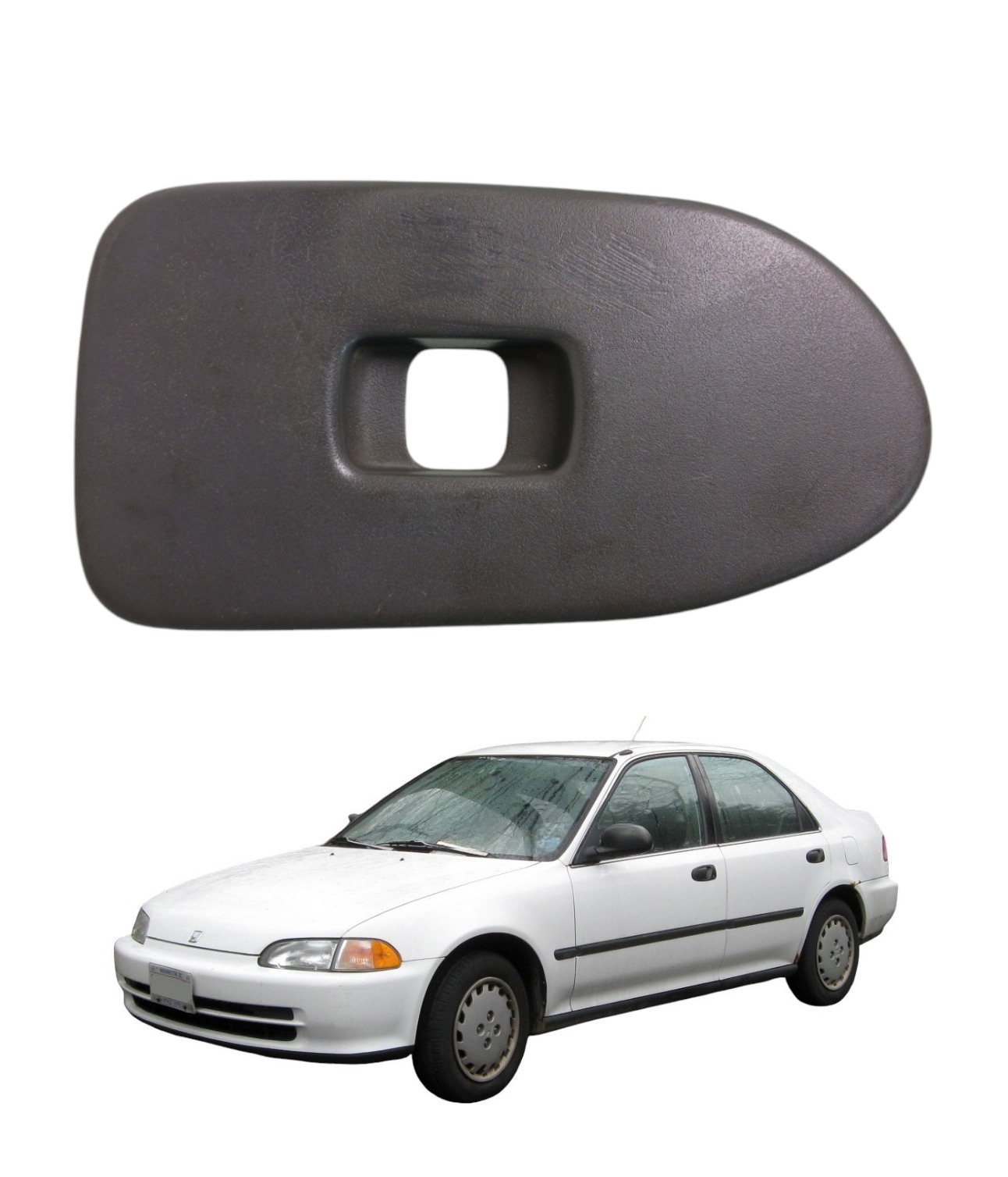 Moldura Comando Vidro Tras Esquerdo Honda Civic 1992 E5840