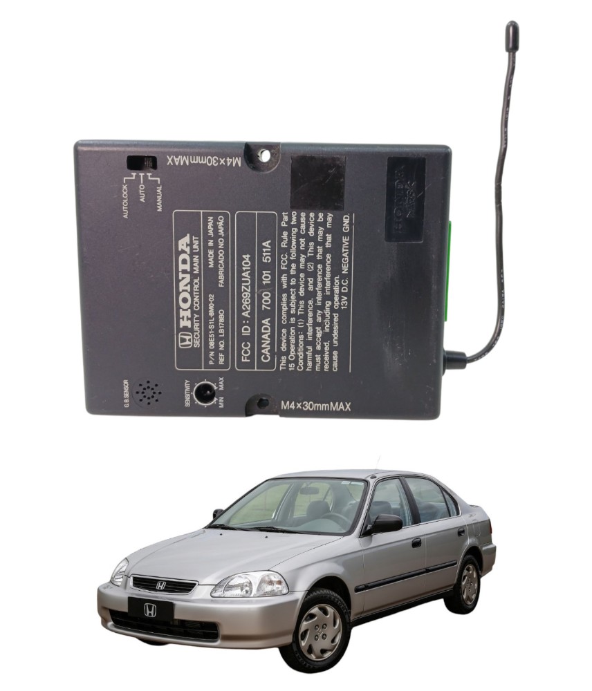 Módulo Central Alarme Honda Civic 1996 1997 1998 1999 E12543