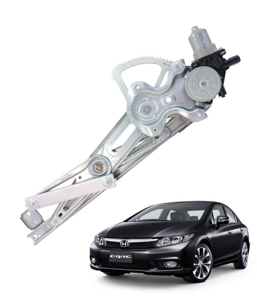 Máquina Vidro Dianteira Esquerda Honda Civic 2012 2016 16462