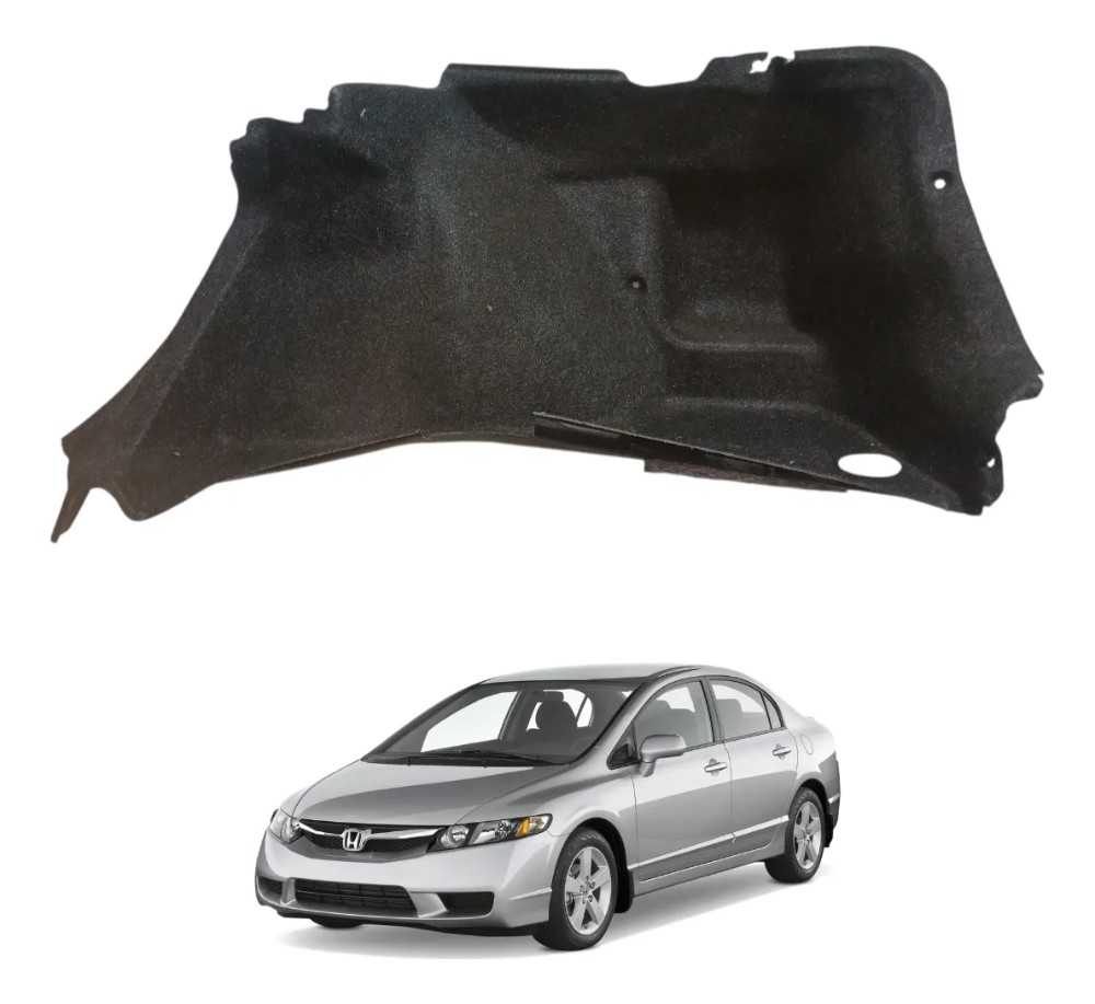 Forro lateral direito porta malas civic 2007 2011 47115