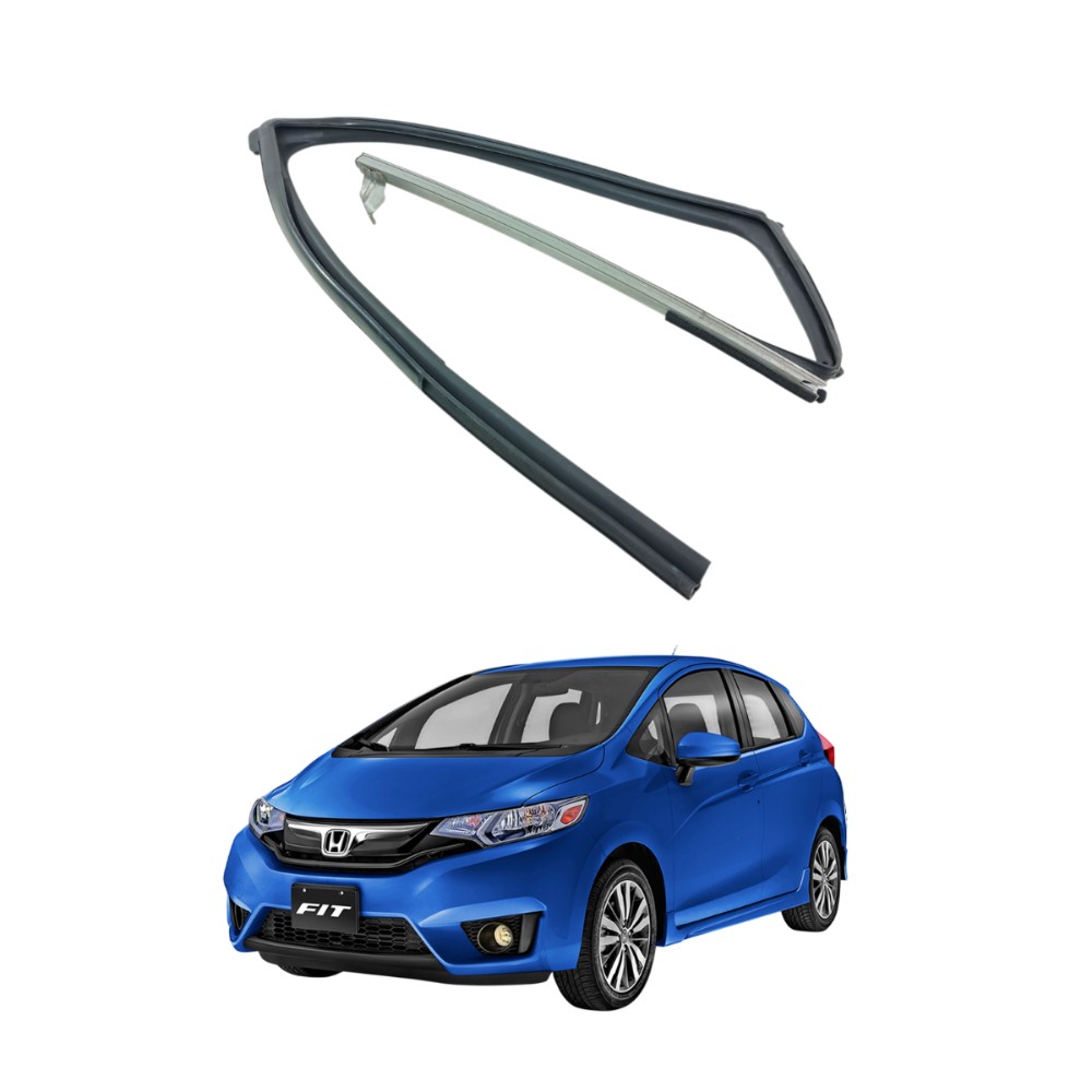 Canaleta vidro traseira esquerda honda fit 2015 2021