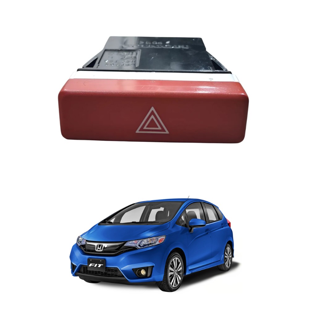 Botão interruptor pisca alerta honda fit 2015 2021