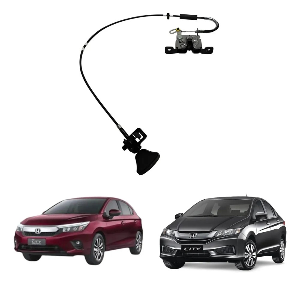 Tranca encosto traseiro banco direito honda city 2015 a 2024
