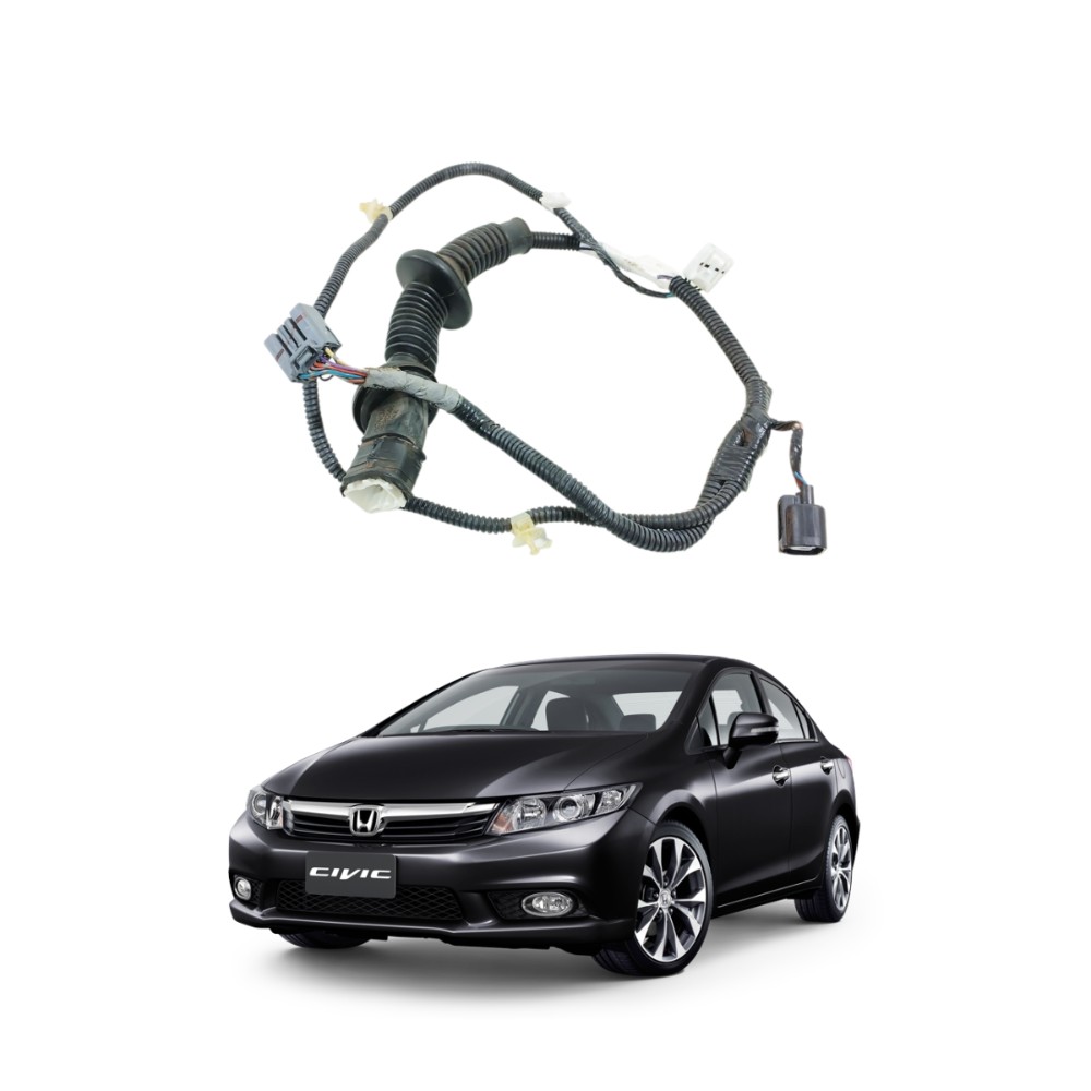 Chicote porta traseira direita honda civic 2012 2016