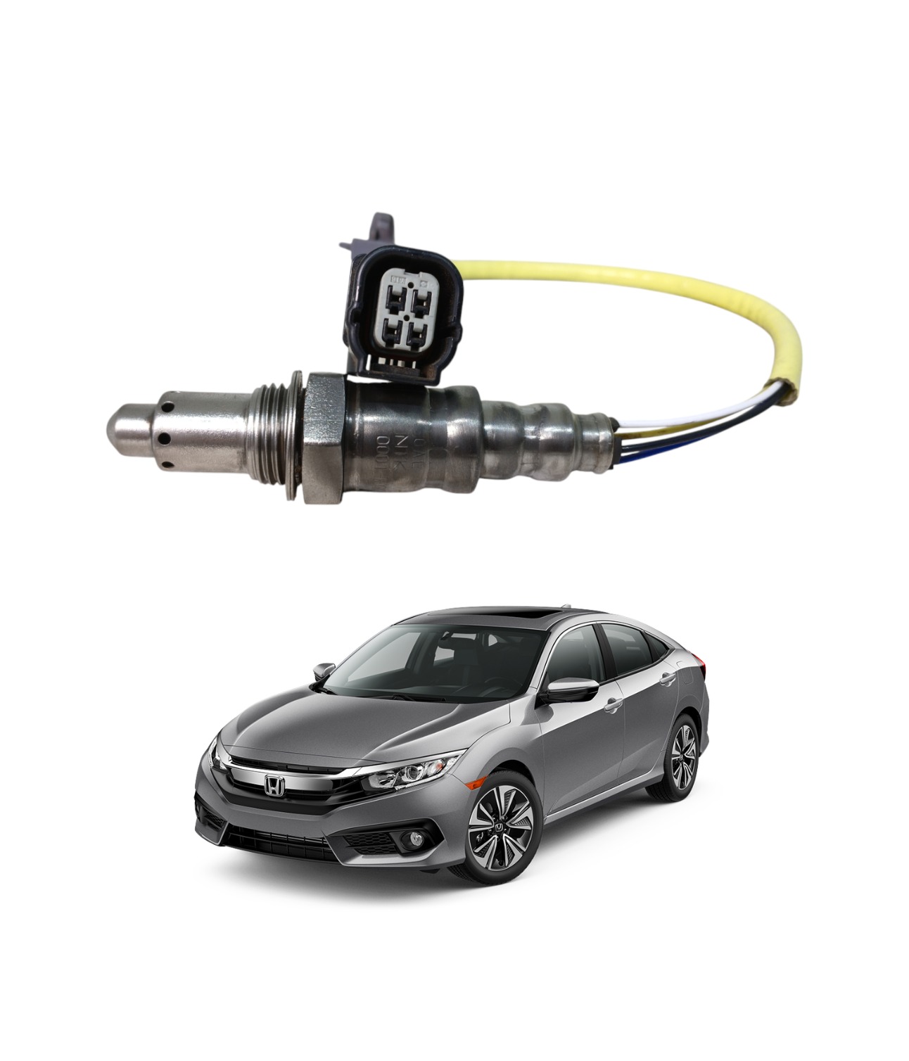 Sonda Lambda Inferior Honda Civic 2017 A 2021 Turbo E3321