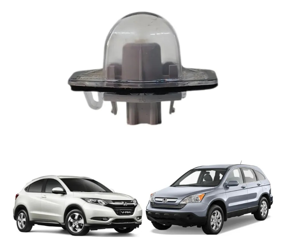 Luz placa honda hrv crv 2007 2021 42096