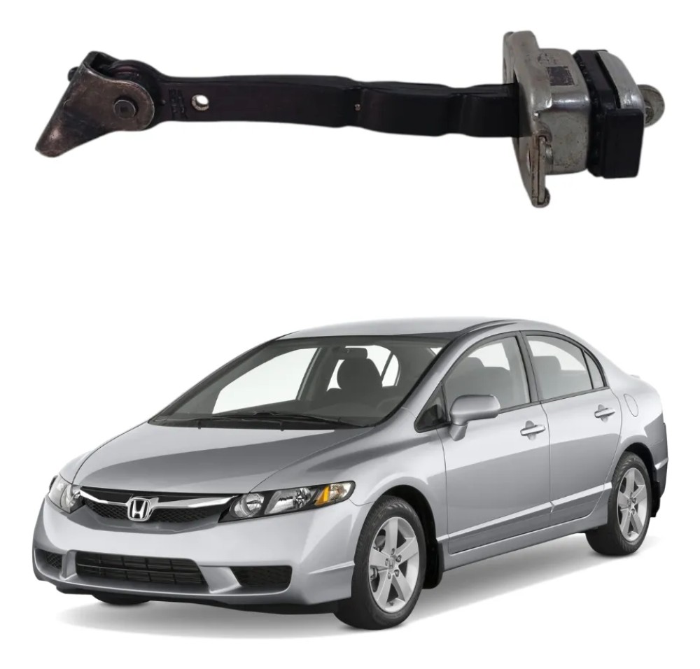 Limitador porta dianteiro esquerdo honda civic 2007 34748
