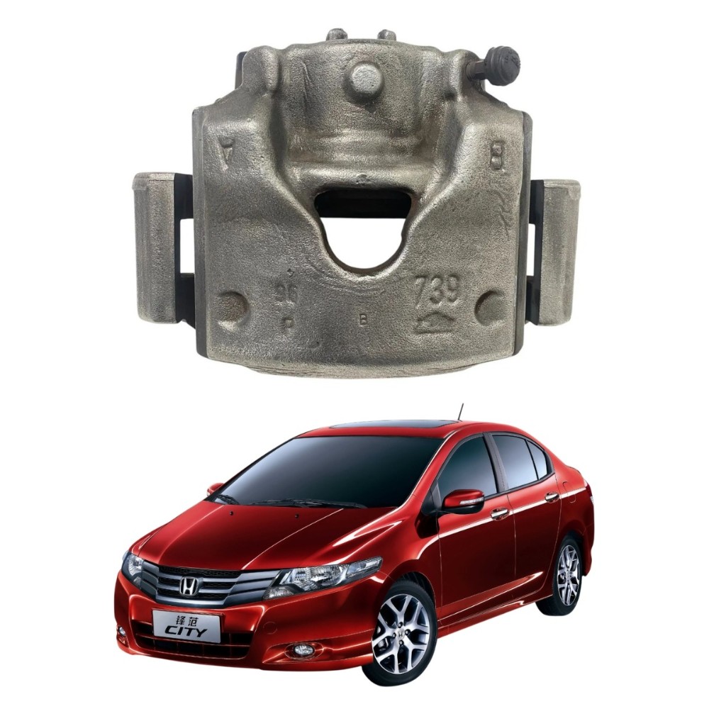 Pinça freio dianteira esquerda Honda City 2009 2014