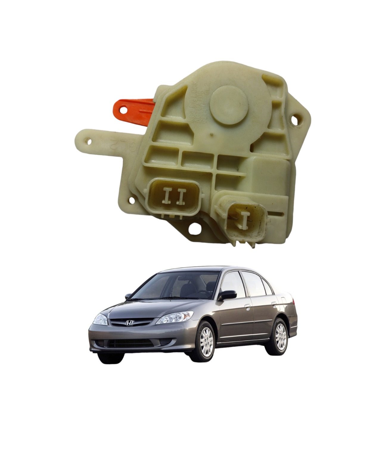 Tranca Porta Traseira Esquerda Honda Civic 2001 2006 1950