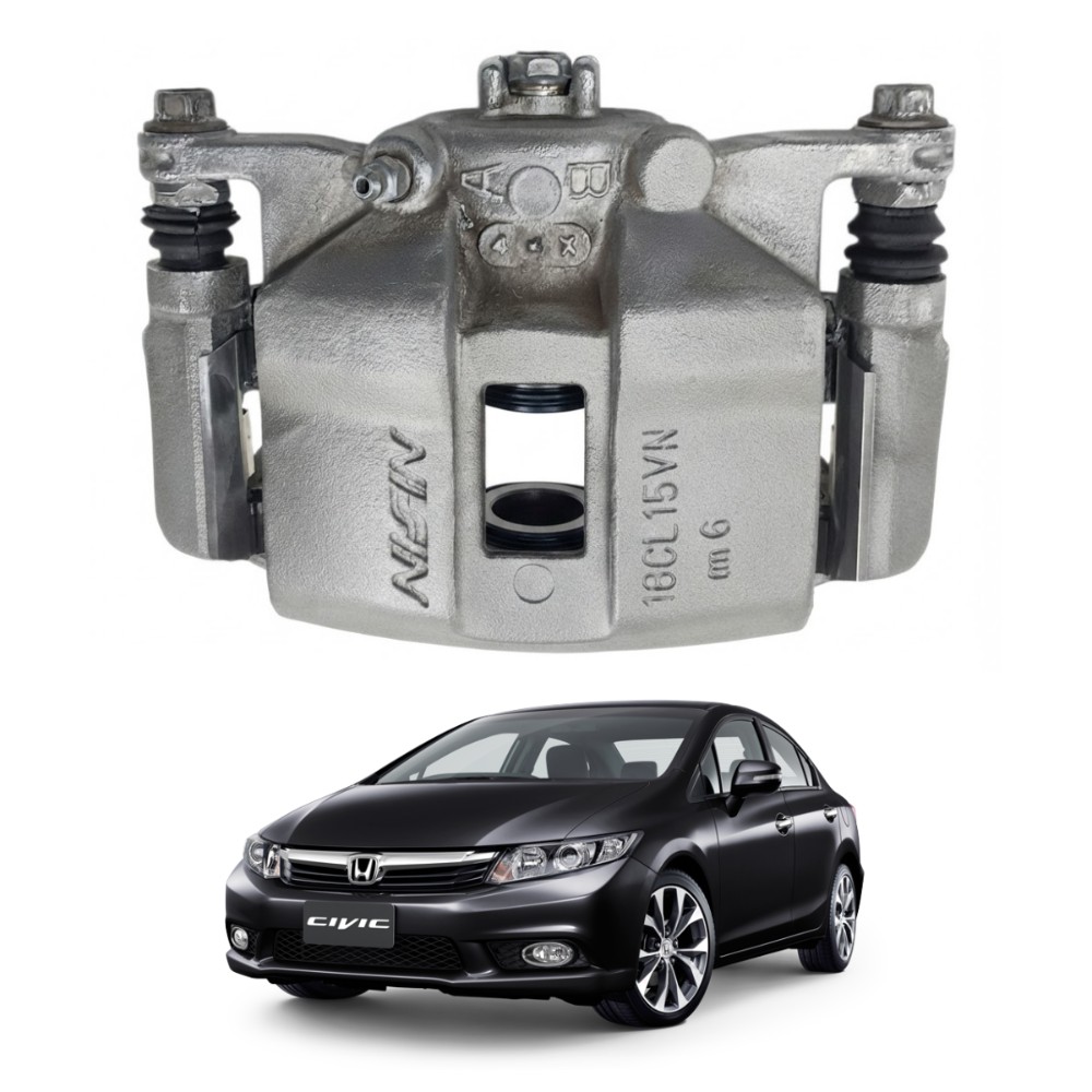 Pinça freio dianteira direita honda civic 1.8 2.0 2012 2016