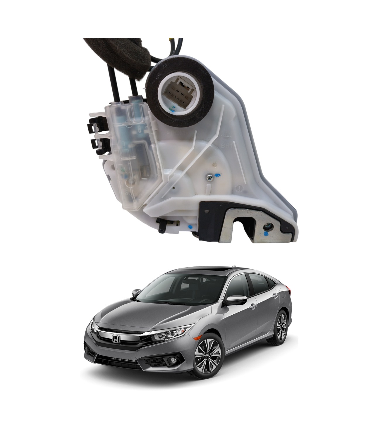 Tranca Porta Traseira Direita Honda Civic 2017 2021 1426