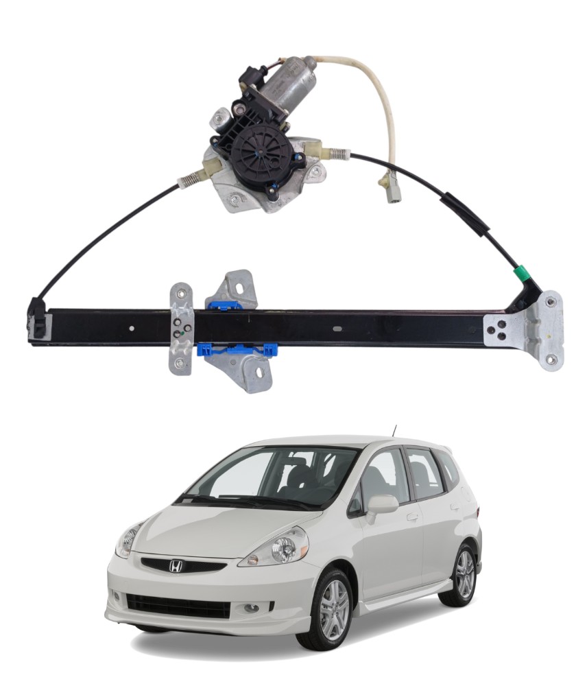 Máquina Vidro Dianteira Direita Honda Fit 2004 2008 E16278