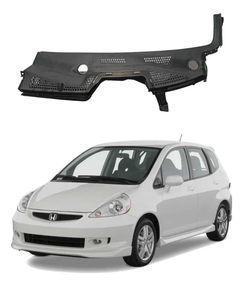 Grade churrasqueira esquerdo honda fit 2004 2008 41445