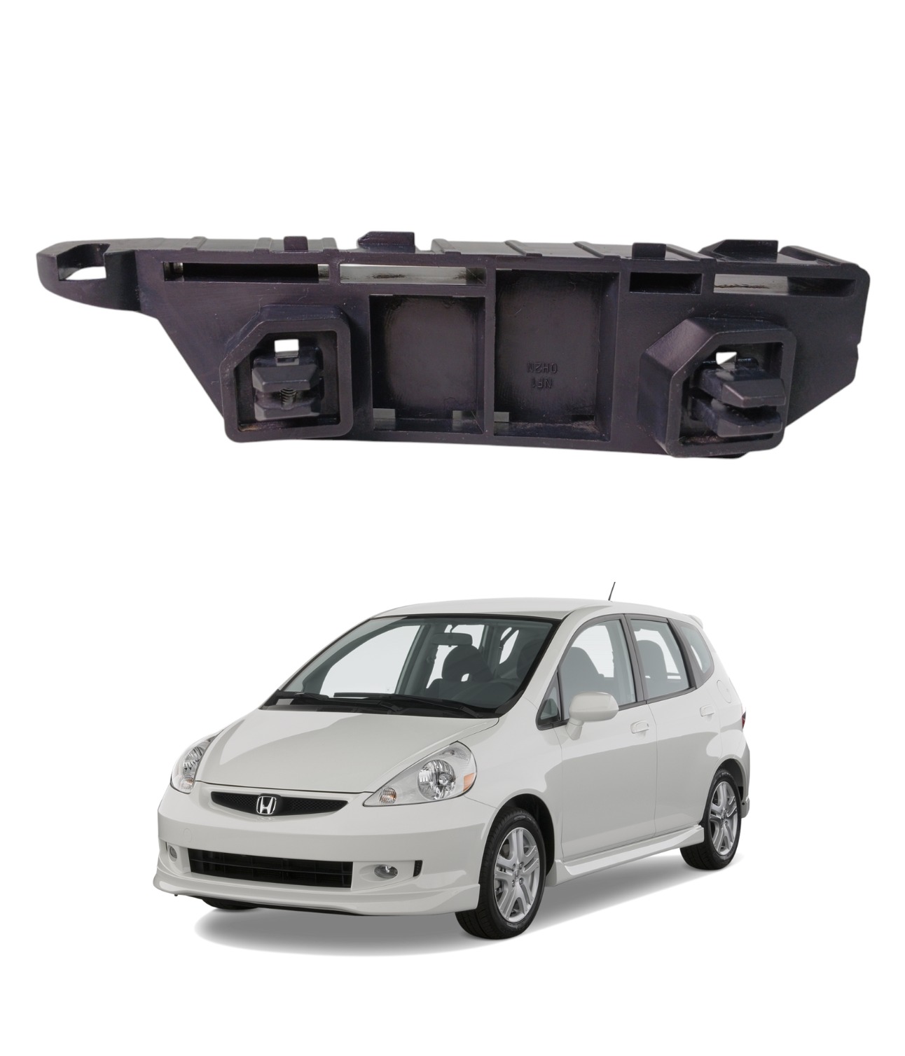 Guia Parachoque Dianteiro Esquerdo Honda Fit 2004 2005 E4947