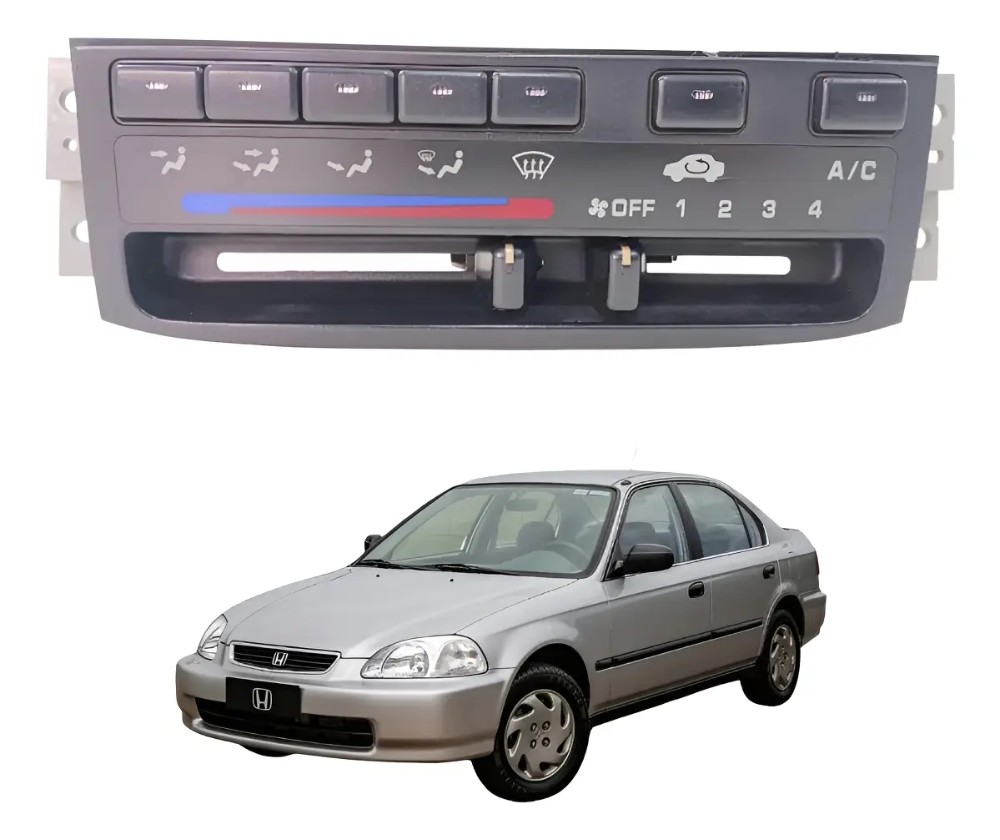 Comando Ar Condicionado Honda Civic 1.6 1996 A 2000