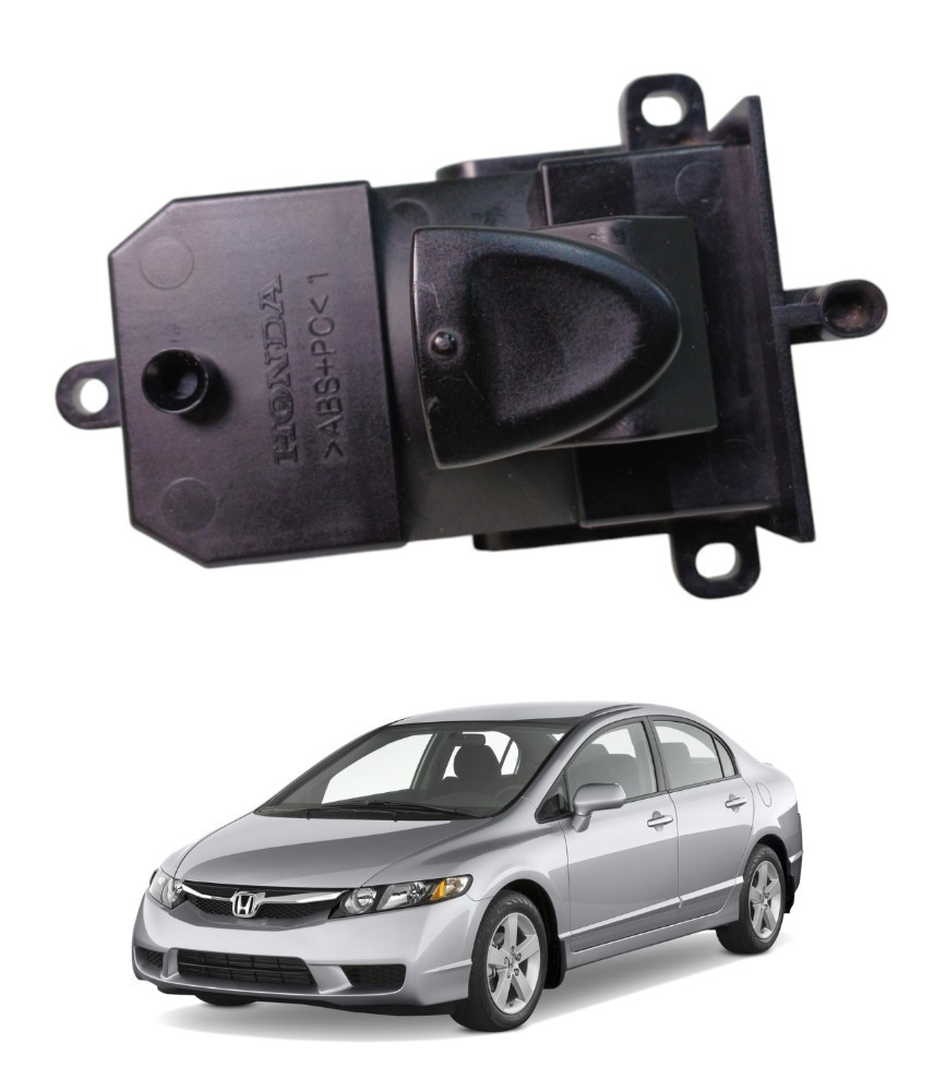 Botão Vidro Traseiro Esquerdo Honda Civic 2007 2011